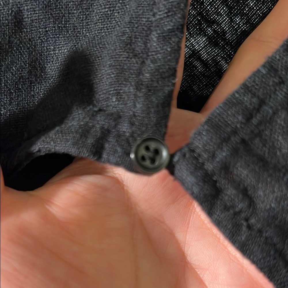 BlackJack Linen Jumpsuit with Wide Leg and Elastic Waist POCKETS - Picture 7 of 11